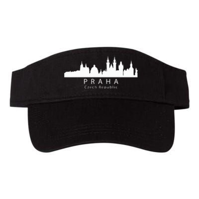 Praha Prague Czech Republic Skyline Valucap Bio-Washed Visor