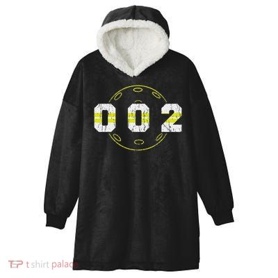 Pickleball Player Clothes Zero Zero Two Pickleball Hooded Wearable Blanket
