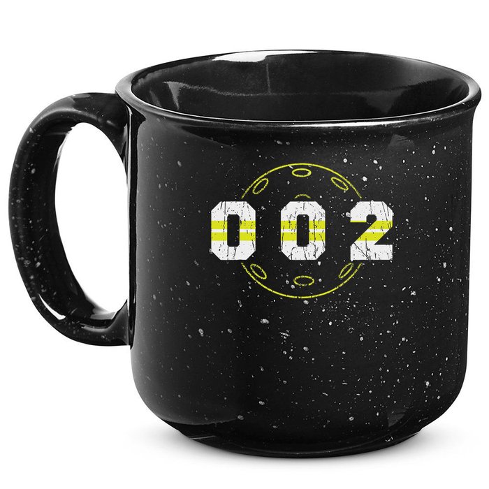 Pickleball Player Clothes Zero Zero Two Pickleball 15oz Campfire Ceramic Mug