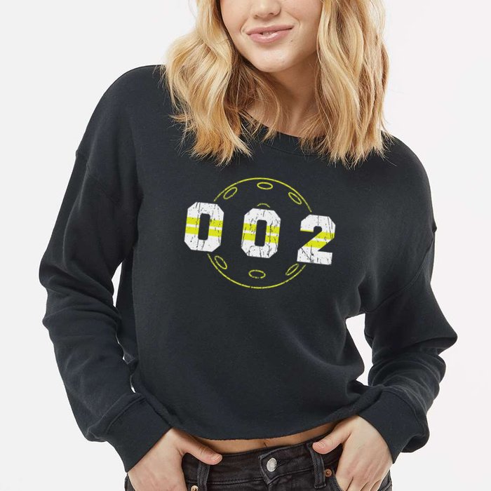 Pickleball Player Clothes Zero Zero Two Pickleball Cropped Pullover Crew