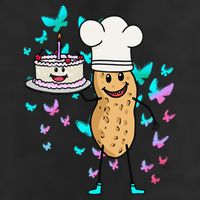 Peanut Peanuts Cream Cake Birthday Greetings Nut Cool Comfort Performance Bucket Hat