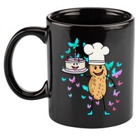 Peanut Peanuts Cream Cake Birthday Greetings Nut 11oz C Handle Ceramic Mug