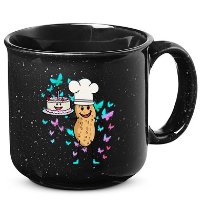 Peanut Peanuts Cream Cake Birthday Greetings Nut 15oz Campfire Ceramic Mug