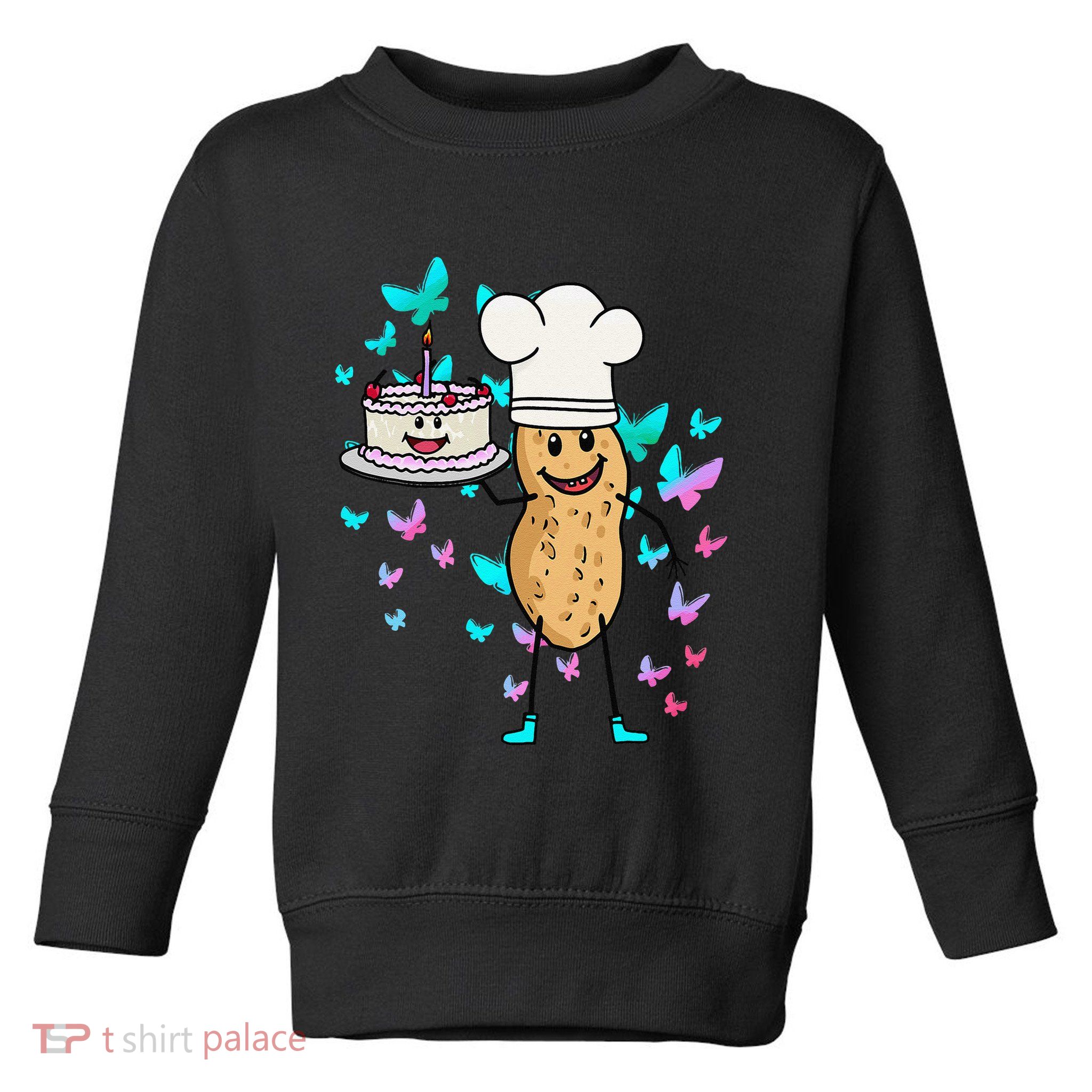 Peanut Peanuts Cream Cake Birthday Greetings Nut Toddler Sweatshirt