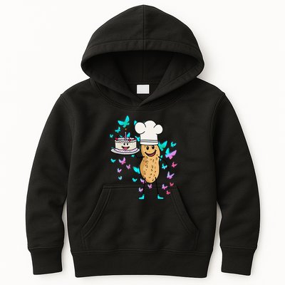 Peanut Peanuts Cream Cake Birthday Greetings Nut Kids Hoodie