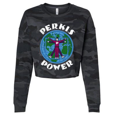 Perkis Power Camp Counselor Cropped Pullover Crew