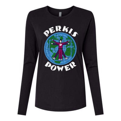 Perkis Power Camp Counselor Womens Cotton Relaxed Long Sleeve T-Shirt