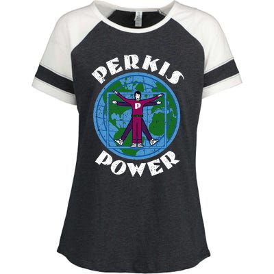 Perkis Power Camp Counselor Enza Ladies Jersey Colorblock Tee