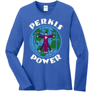 Perkis Power Camp Counselor Ladies Long Sleeve Shirt