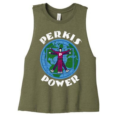 Perkis Power Camp Counselor Women's Racerback Cropped Tank