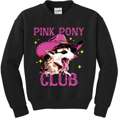 Pink Pony Club Opossum Possum Kids Sweatshirt