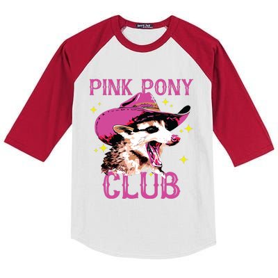 Pink Pony Club Opossum Possum Kids Colorblock Raglan Jersey