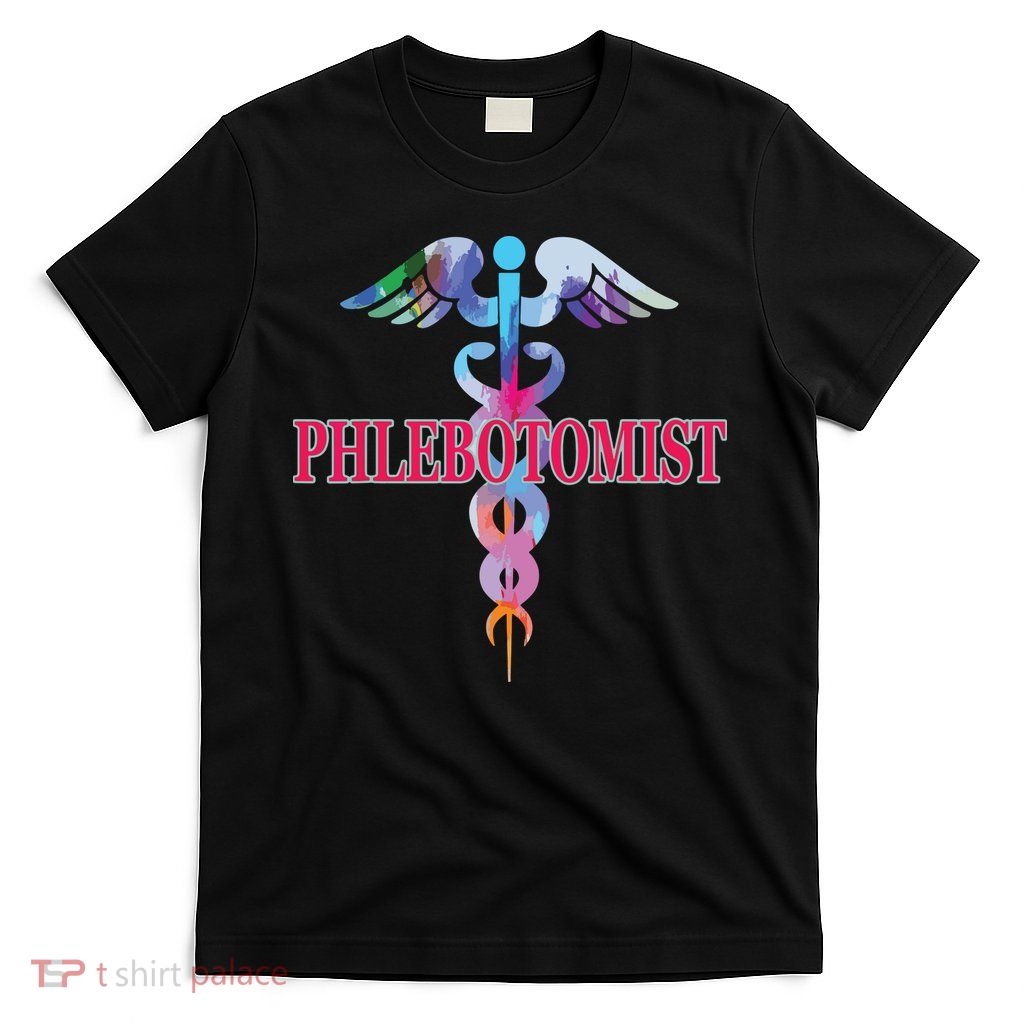 Phlebotomy Phlebotomist Caduceus Gifts Men Women T-Shirt