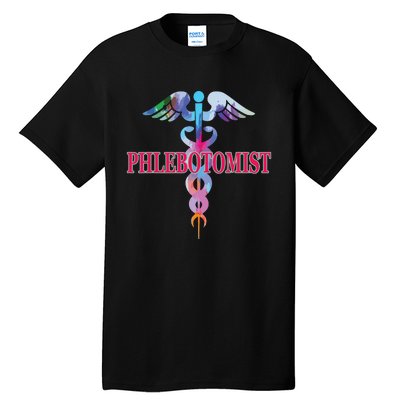 Phlebotomy Phlebotomist Caduceus Gifts Men Women Tall T-Shirt