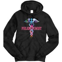 Phlebotomy Phlebotomist Caduceus Gifts Men Women Tie Dye Hoodie