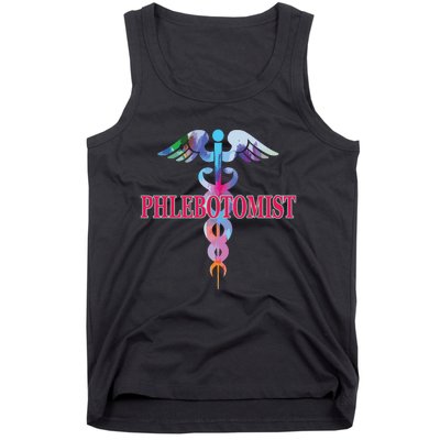 Phlebotomy Phlebotomist Caduceus Gifts Men Women Tank Top