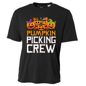 Pumpkin Picking Crew Halloween Family Matching Cooling Performance Crew T-Shirt