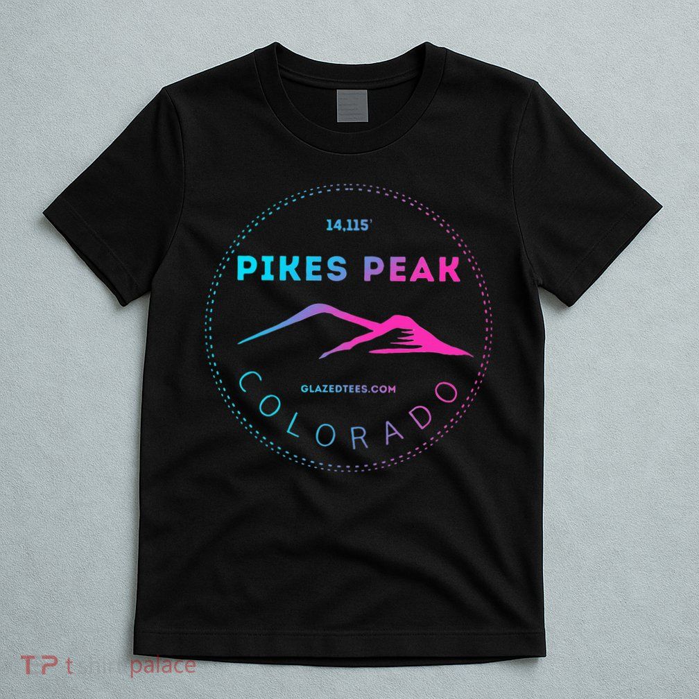 Pikes Peak Colorado Retro Mountain Adventure T-Shirt