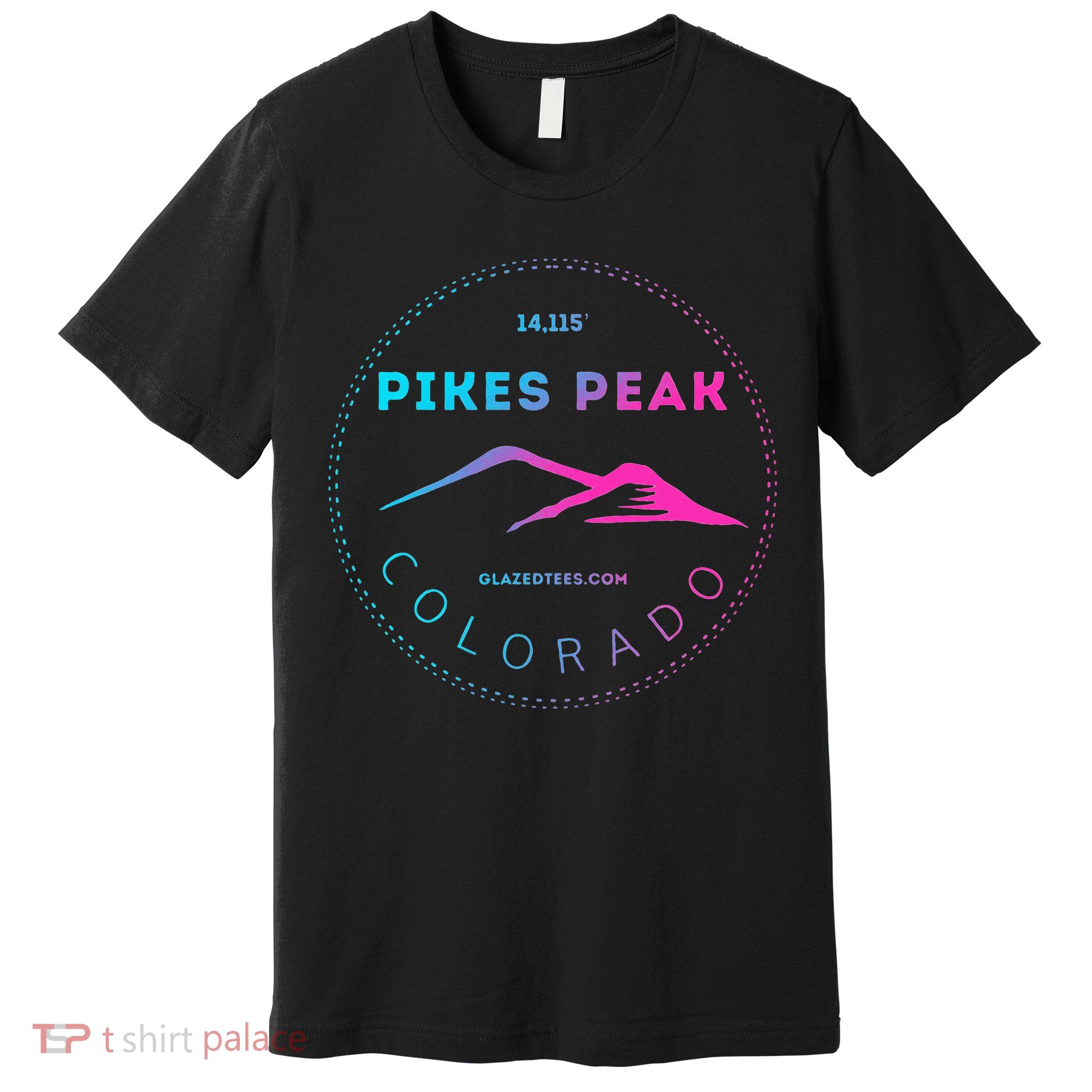 Pikes Peak Colorado Retro Mountain Adventure Premium T-Shirt