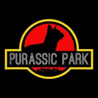Purassic Park Cat Funny For Dinosaur Lovers Zip Tote Bag