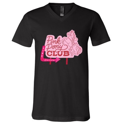 Pink Pony Club V-Neck T-Shirt