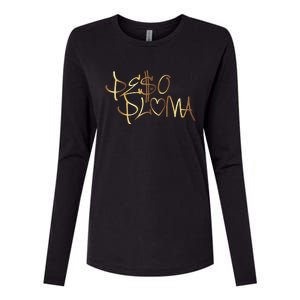 Pe$o Pluma corridos tumbados México belicos PPGold Womens Cotton Relaxed Long Sleeve T-Shirt