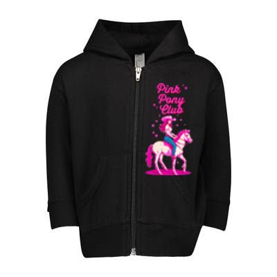 Pink Pony Club Toddler Zip Fleece Hoodie