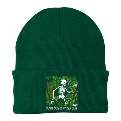 Plant Plant Care Is My Self Care Knit Cap Winter Beanie