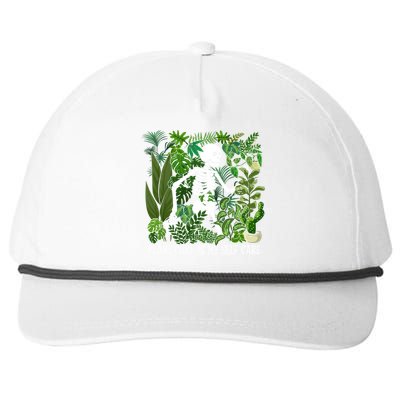 Plant Plant Care Is My Self Care Snapback Five-Panel Rope Hat