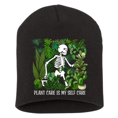 Plant Plant Care Is My Self Care Short Acrylic Beanie