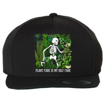 Plant Plant Care Is My Self Care Wool Snapback Cap