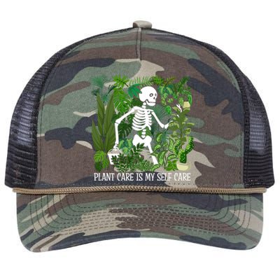 Plant Plant Care Is My Self Care Retro Rope Trucker Hat Cap