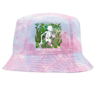 Plant Plant Care Is My Self Care Tie-Dyed Bucket Hat