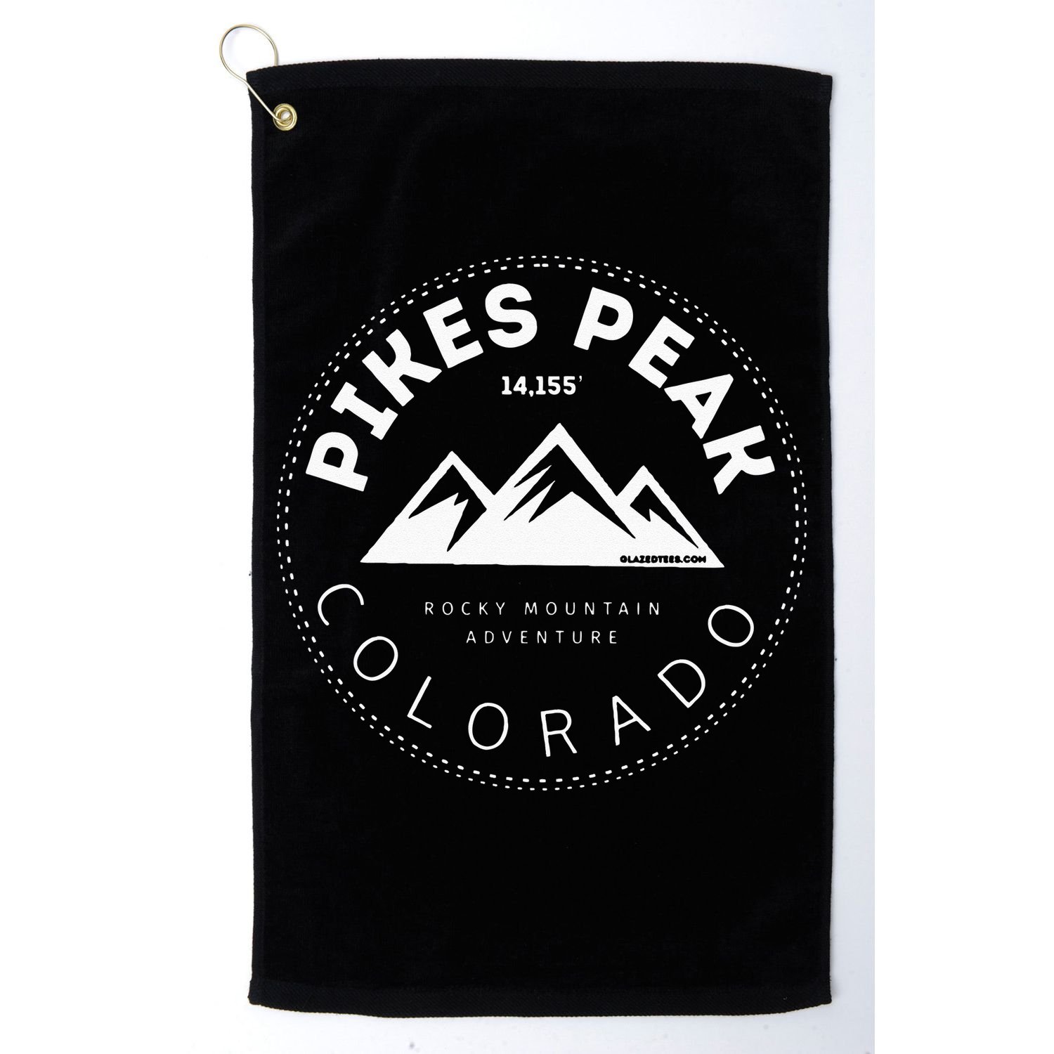 Pikes Peak Colorado Rocky Mountain Golf Towel