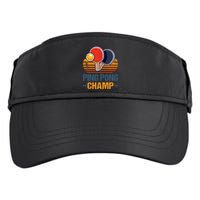 Ping Pong Champ Table Tennis Player Athlete Coach Champion Adult Drive Performance Visor