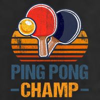 Ping Pong Champ Table Tennis Player Athlete Coach Champion Adult Drive Performance Visor