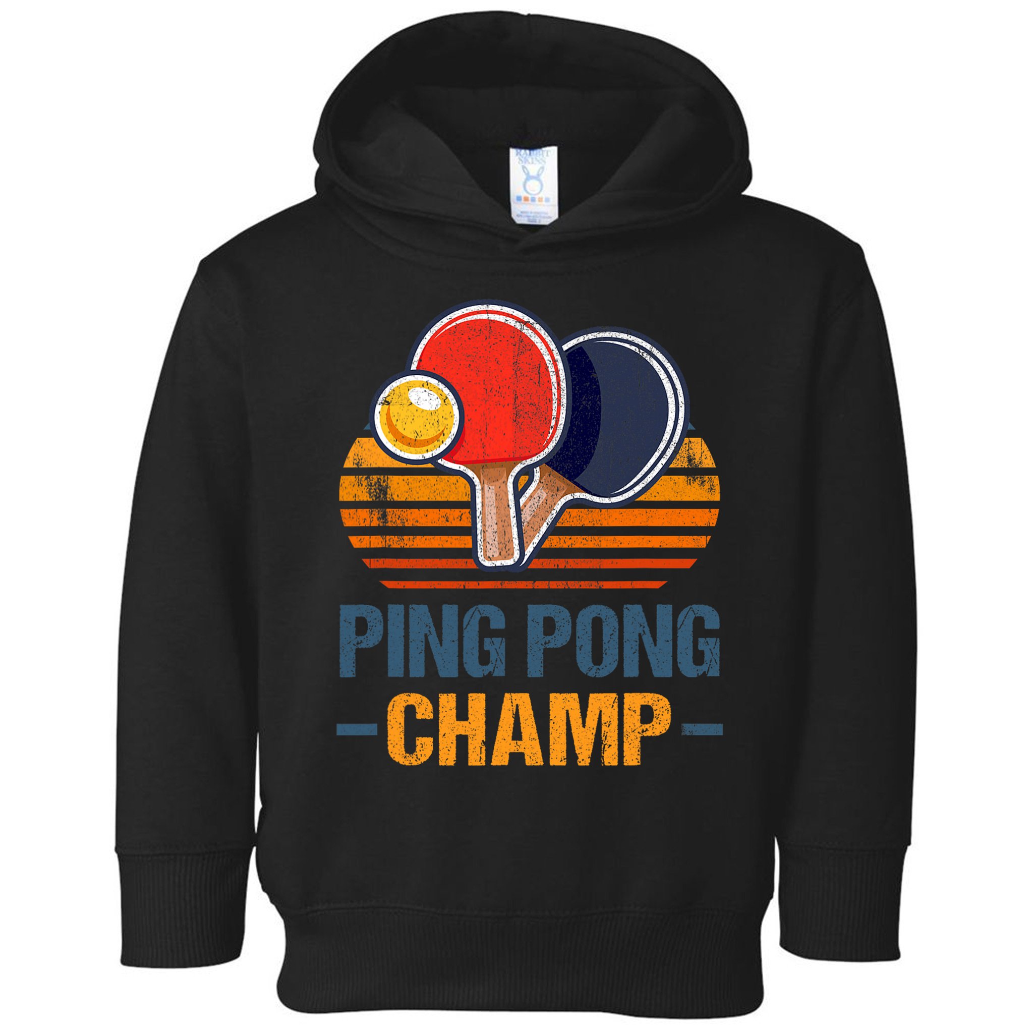Ping Pong Champ Table Tennis Player Athlete Coach Champion Toddler Hoodie
