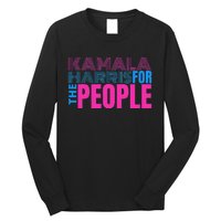 Politically Purrfect Cats For Kamala Harris 2024 Long Sleeve Shirt