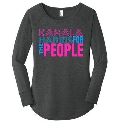 Politically Purrfect Cats For Kamala Harris 2024 Women's Perfect Tri Tunic Long Sleeve Shirt