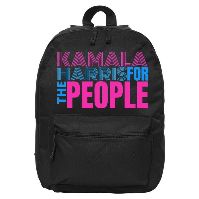 Politically Purrfect Cats For Kamala Harris 2024 16 in Basic Backpack