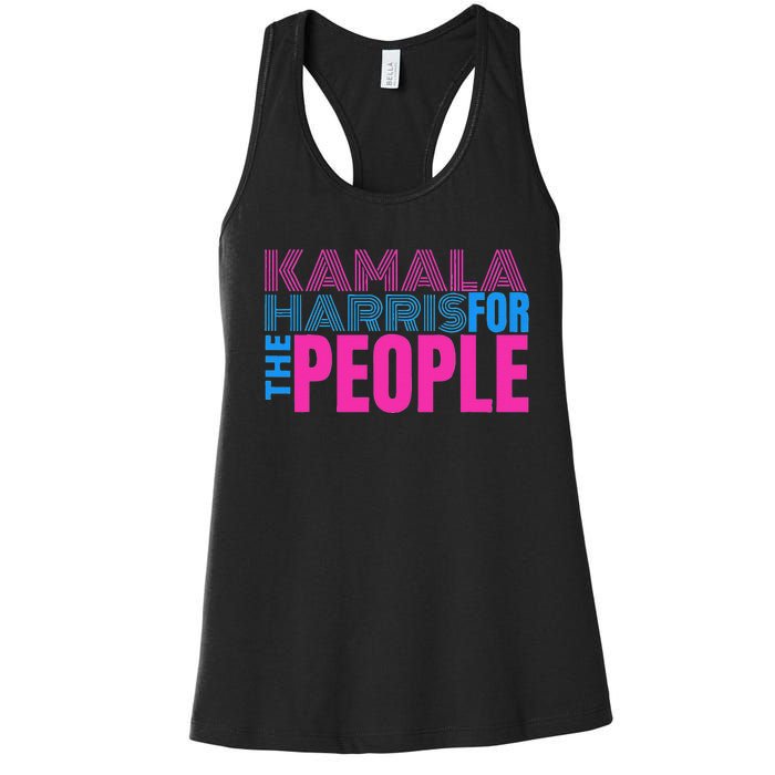 Politically Purrfect Cats For Kamala Harris 2024 Women's Racerback Tank