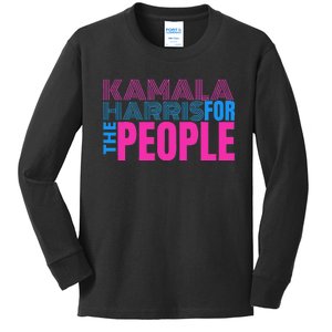 Politically Purrfect Cats For Kamala Harris 2024 Kids Long Sleeve Shirt