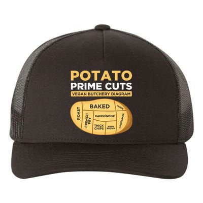 Potato Prime Cuts Vegan Vegetarian Yupoong Adult 5-Panel Trucker Hat