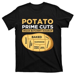 Potato Prime Cuts Vegan Vegetarian T-Shirt