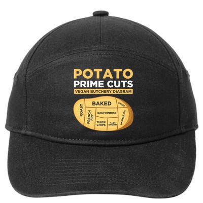 Potato Prime Cuts Vegan Vegetarian 7-Panel Snapback Hat