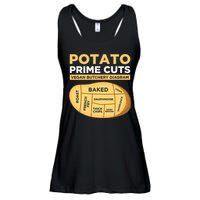 Potato Prime Cuts Vegan Vegetarian Ladies Essential Flowy Tank