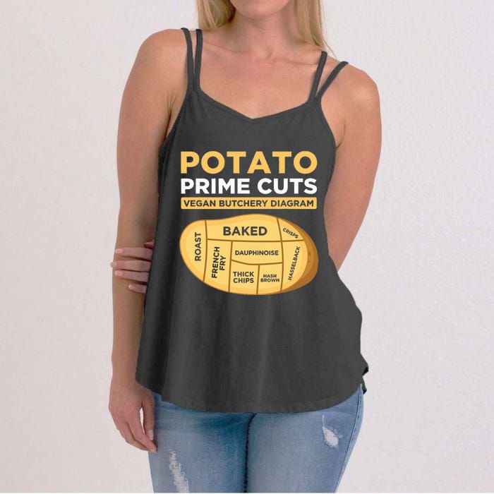 Potato Prime Cuts Vegan Vegetarian Women's Strappy Tank