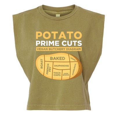 Potato Prime Cuts Vegan Vegetarian Garment-Dyed Women's Muscle Tee