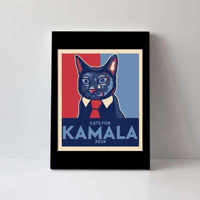 Politically Purrfect Cats For Kamala Harris 2024 President Gift Canvas