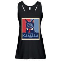 Politically Purrfect Cats For Kamala Harris 2024 President Gift Ladies Essential Flowy Tank